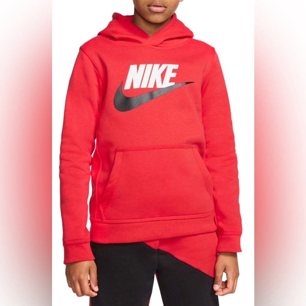 NIKE KIDS SPORTSWEAR CLUB FLEECE PULLOVER HOODIE - XL